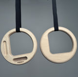 gymnastic rings - front and back photo